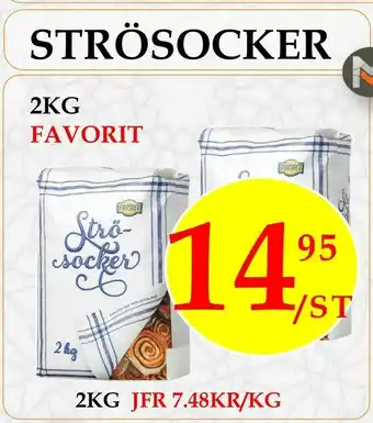 Matmixen Strösocker erbjuda