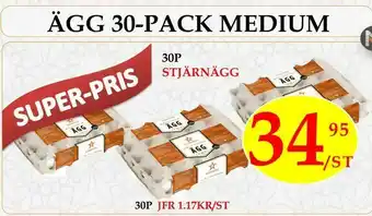 Matmixen Ägg 30-pack medium erbjuda