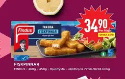 Willys FINDUS Fiskpinnar erbjuda