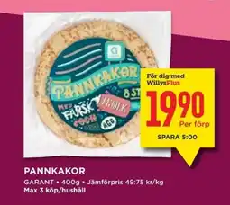 Willys GARANT Pannkakor erbjuda