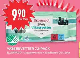 Willys ELDORADO Våtservetter erbjuda