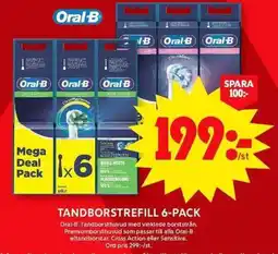 ICA Maxi ORAL-B Tandborstrefill erbjuda