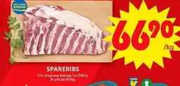 ICA Maxi ICA Spareribs erbjuda