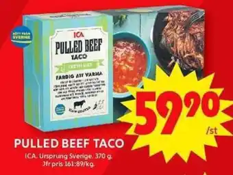 ICA Maxi ICA Pulled beef taco erbjuda