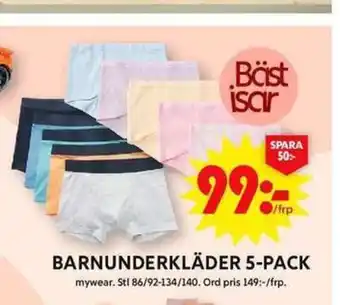 ICA Maxi Barnunderkläder erbjuda