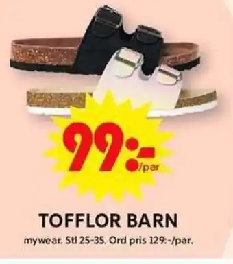 ICA Maxi Tofflor barn erbjuda