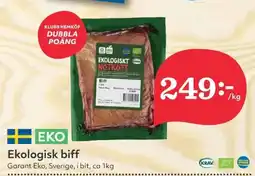 Hemköp GARANT Ekologisk biff erbjuda