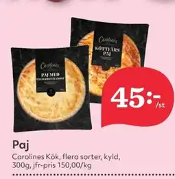 Hemköp Paj Carolines Kök erbjuda