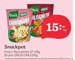 Hemköp KNORR Snackpot erbjuda