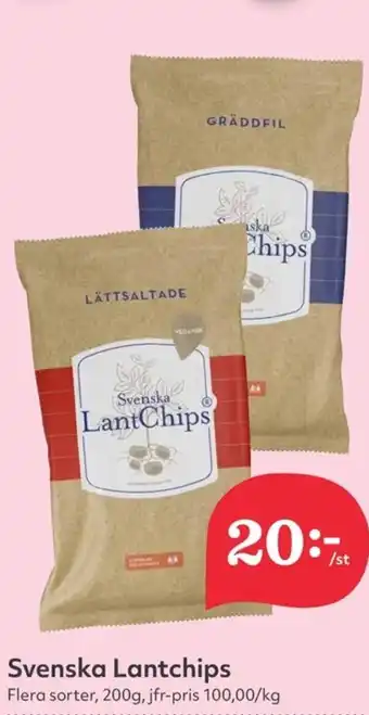 Hemköp Svenska Lantchips erbjuda