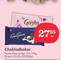 Hemköp FAZER Chokladkakor erbjuda