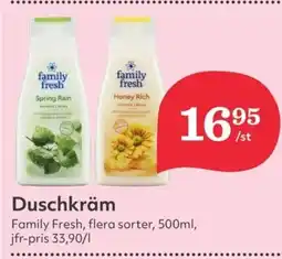 Hemköp Family Fresh Duschkräm erbjuda