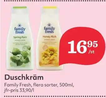 Hemköp Family Fresh Duschkräm erbjuda