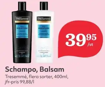 Hemköp TRESemmé Schampo, Balsam erbjuda