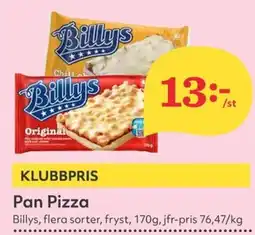 Hemköp BILLYS Pan Pizza erbjuda