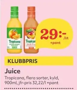 Hemköp TROPICANA Juice erbjuda