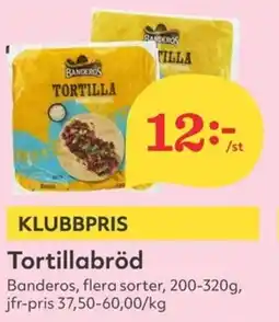 Hemköp BANDEROS Tortillabröd erbjuda