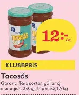 Hemköp GARANT Tacosås erbjuda