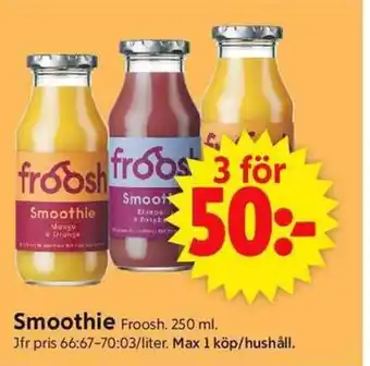 ICA Supermarket FROOSH Smoothie erbjuda