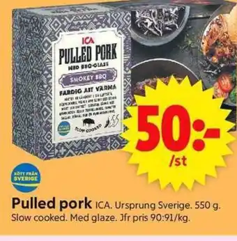 ICA Supermarket ICA Pulled pork erbjuda