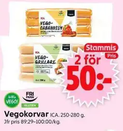 ICA Supermarket ICA Vegokorvar erbjuda