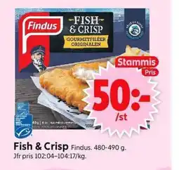 ICA Supermarket FINDUS Fish & Crisp erbjuda