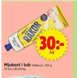 ICA Supermarket FJÄLLBRYNT Mjukost i tub erbjuda