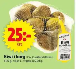 ICA Supermarket ICA Kiwi i korg erbjuda