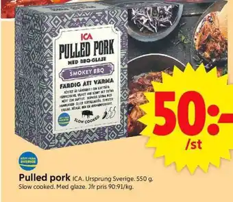 ICA Supermarket ICA Pulled pork erbjuda