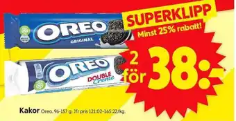 ICA Supermarket OREO Kakor erbjuda