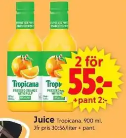 ICA Supermarket TROPICANA Juice erbjuda