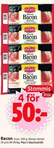 ICA Supermarket SCAN Bacon erbjuda