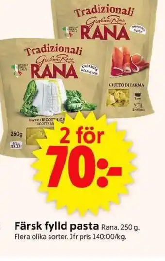 ICA Supermarket RANA Färsk fylld pasta erbjuda