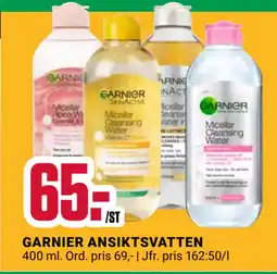 ÖoB GARNIER ANSIKTSVATTEN erbjuda