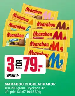 ÖoB MARABOU CHOKLADKAKOR erbjuda