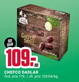 ÖoB CHEFCO DADLAR erbjuda