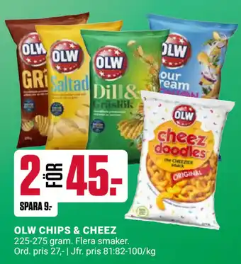 ÖoB OLW CHIPS & CHEEZ erbjuda