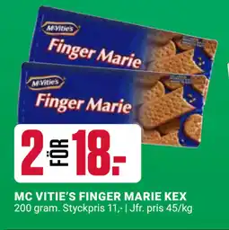 ÖoB MC VITIE’S FINGER MARIE KEX erbjuda