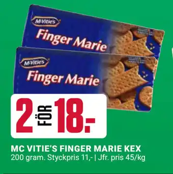 ÖoB MC VITIE’S FINGER MARIE KEX erbjuda