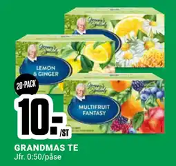 ÖoB GRANDMAS TE erbjuda