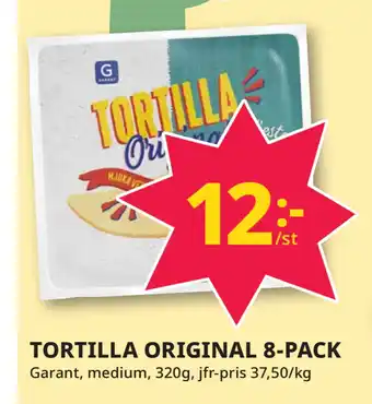 Tempo TORTILLA ORIGINAL 8-PACK erbjuda