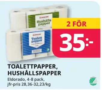 Tempo TOALETTPAPPER, HUSHÅLLSPAPPER erbjuda