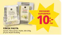 Tempo FÄRSK PASTA erbjuda