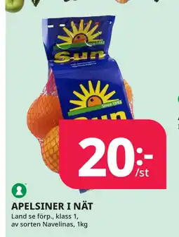 Tempo APELSINER I NÄT erbjuda