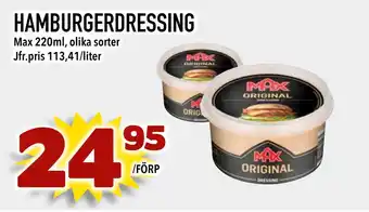 Prisma Mat HAMBURGERDRESSING erbjuda