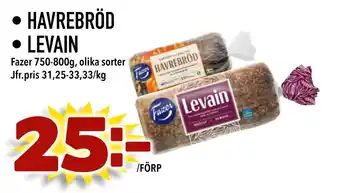 Nya Pulsen HAVREBRÖD • LEVAIN erbjuda