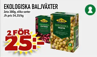 Nya Pulsen EKOLOGISKA BALJVÄXTER erbjuda