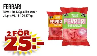 Nya Pulsen FERRARI erbjuda