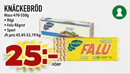 Nelins KNÄCKEBRÖD erbjuda