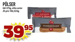 Nelins PÖLSER erbjuda